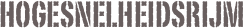 Hogesnelheidsrijm