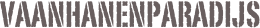 Vaanhanenparadijs